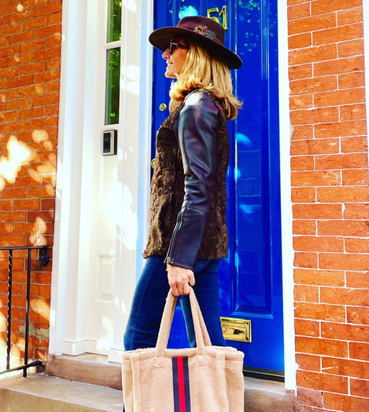 Brown Shearling Everyday Fall/Winter Bag