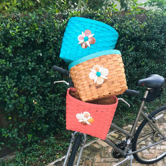 Bike Basket - Coral Shell