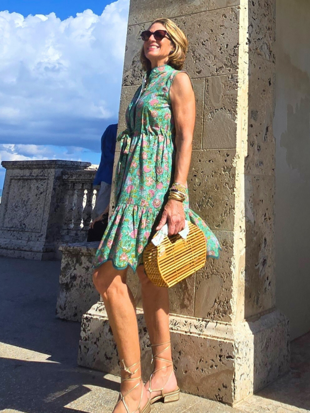 Green Sleeveless Dress