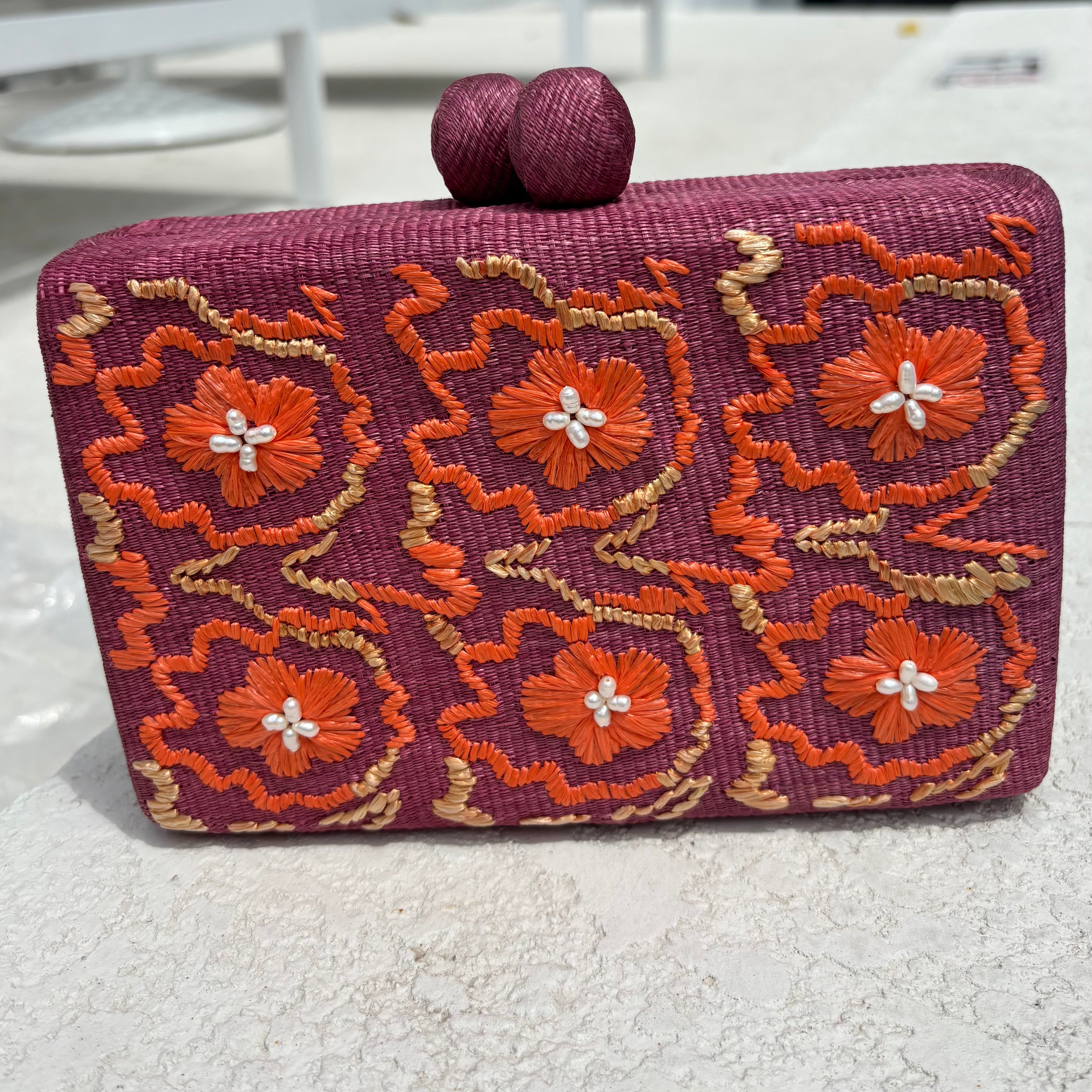 Pink and Orange Clutch