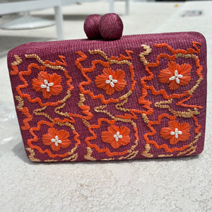 Pink and Orange Clutch