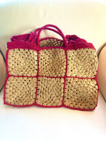 Load image into Gallery viewer, Fuchsia Beach Bag
