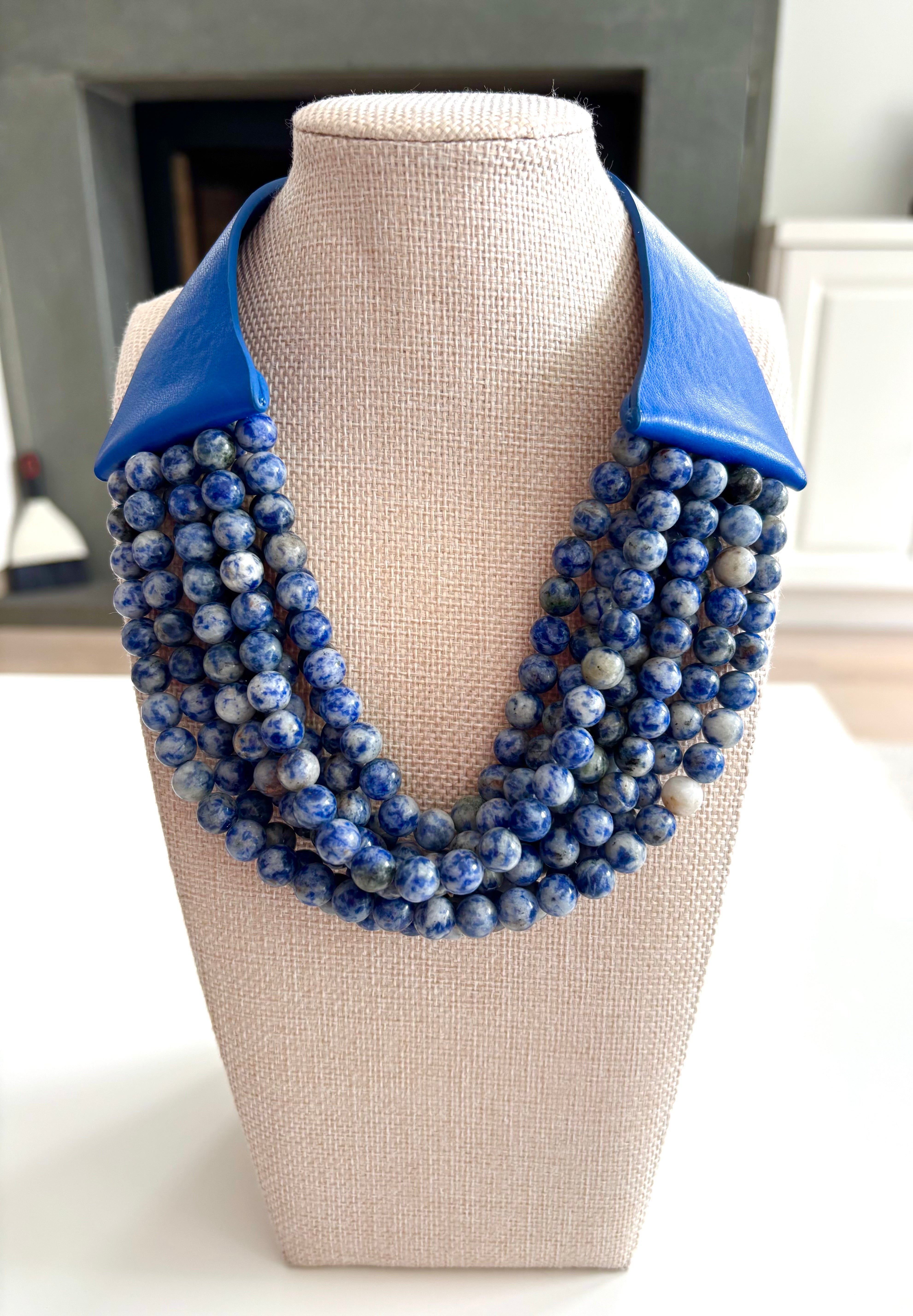 Blue Beaded Necklace