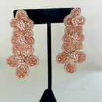 Load image into Gallery viewer, Floral Earrings - Blush
