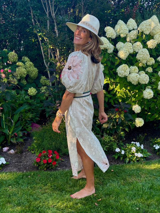 Flower & skin dress