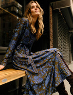 Load image into Gallery viewer, Brown &amp; Blue Dress
