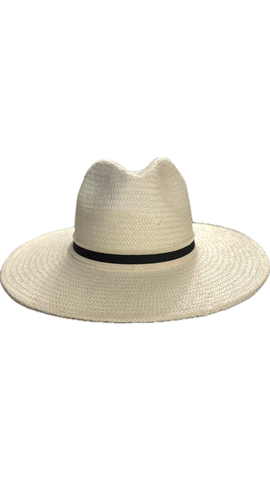 Panama Hat - Navy & White