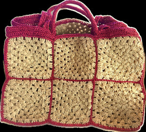 Fuchsia Beach Bag