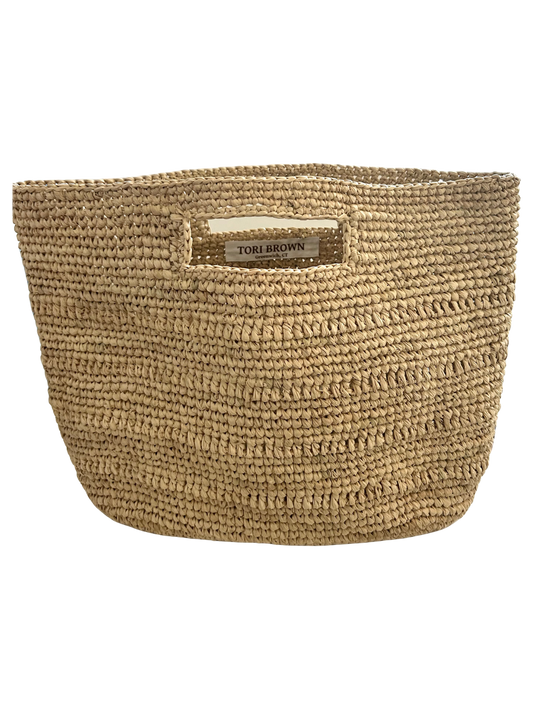 Raffia Hand Held Clutch