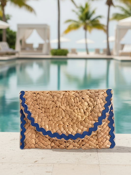 Rik Rak Clutch - Royal Blue