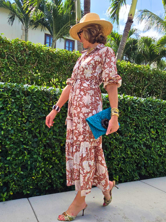 Mixed Brown & White Tone Bangle