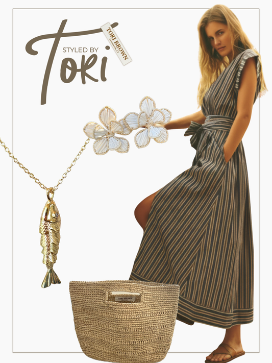 White Flower Earrings