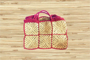 Fuchsia Beach Bag