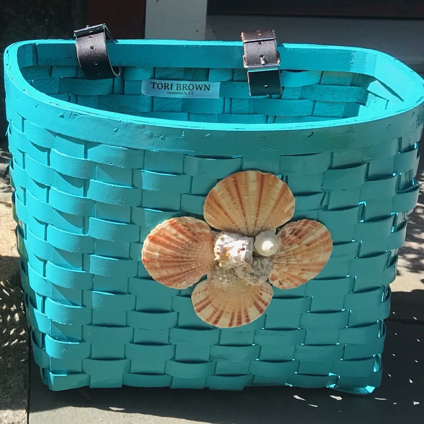 Bike Basket - Seaside Shell