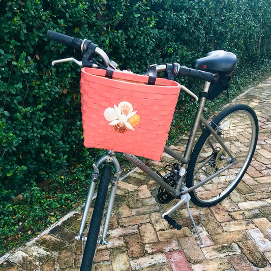 Bike Basket - Coral Shell